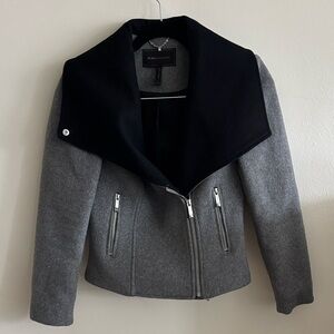 BCBGMaxAzria Gray and black